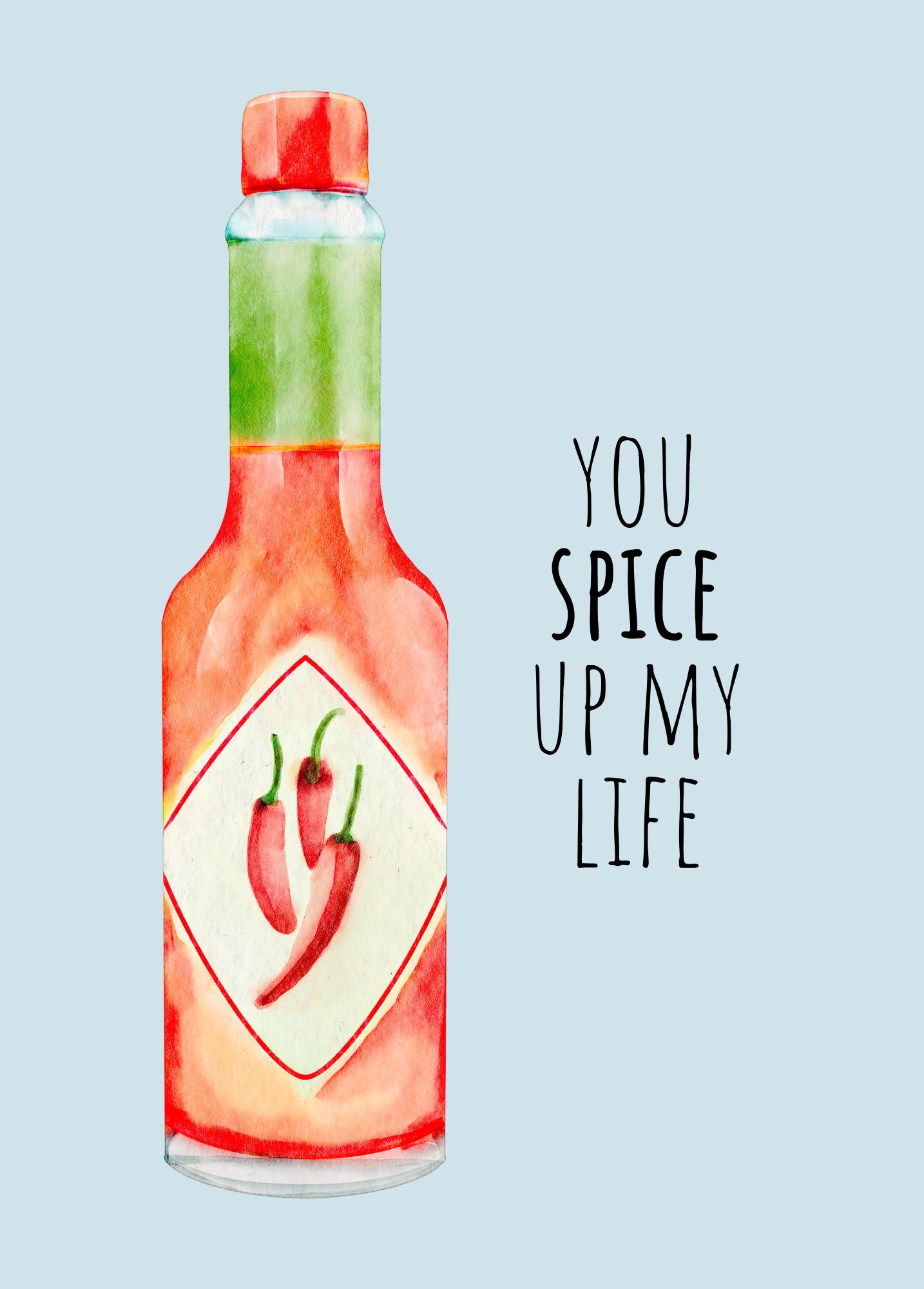 You Spice Up My Life | Valentine's Day Card