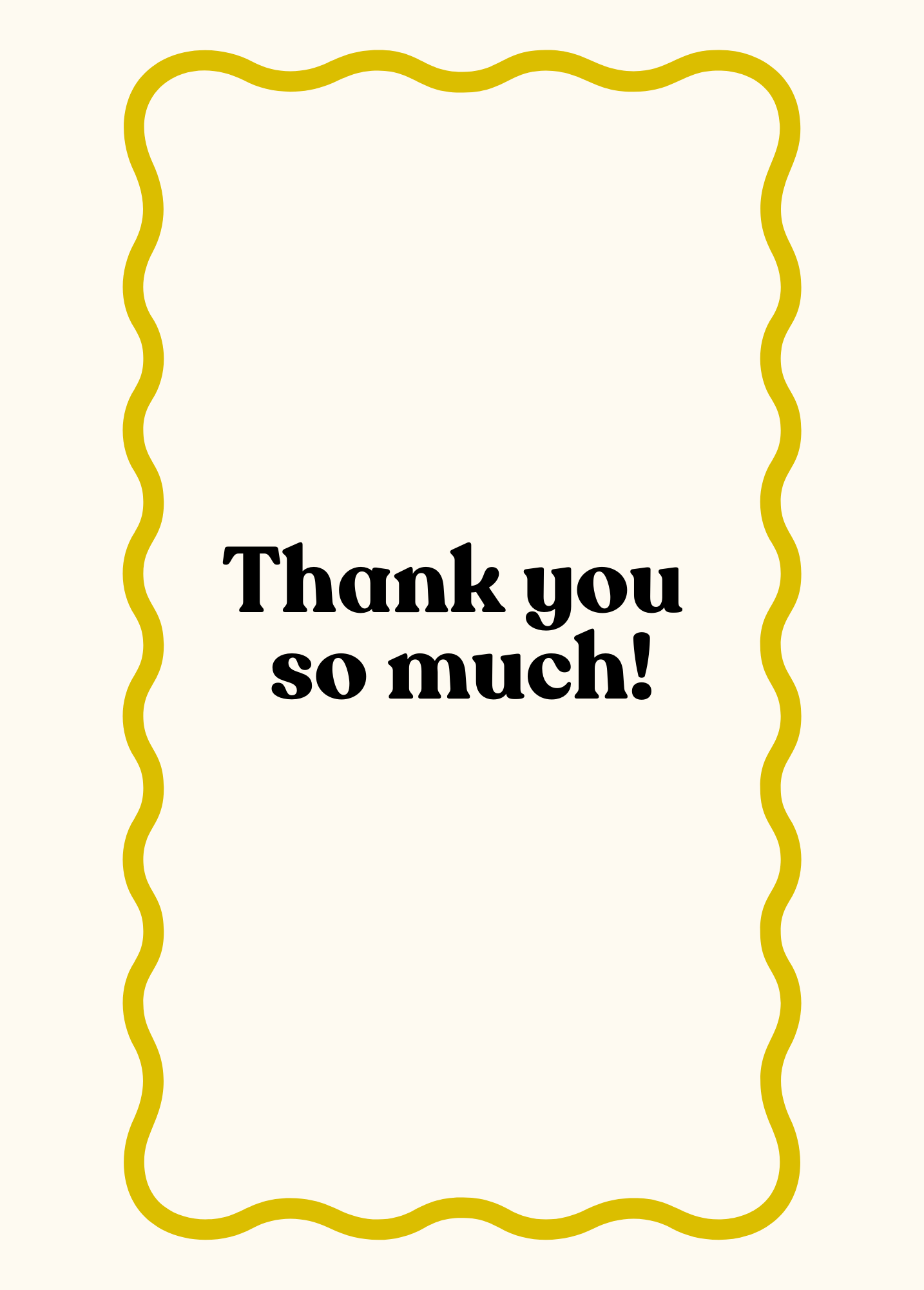 Thank You So Much | Thank You Card