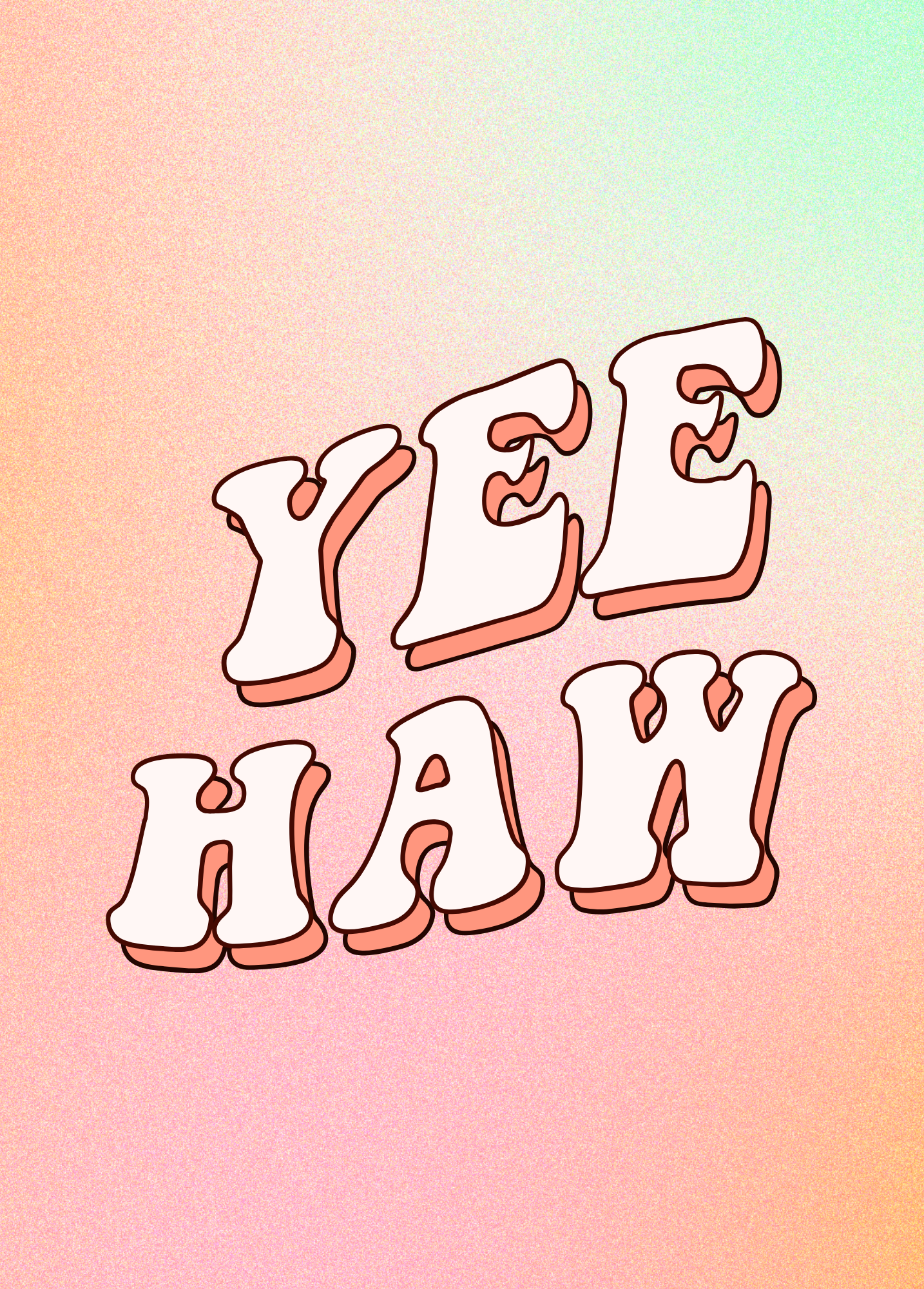 Yee Haw! | Bachelorette Card
