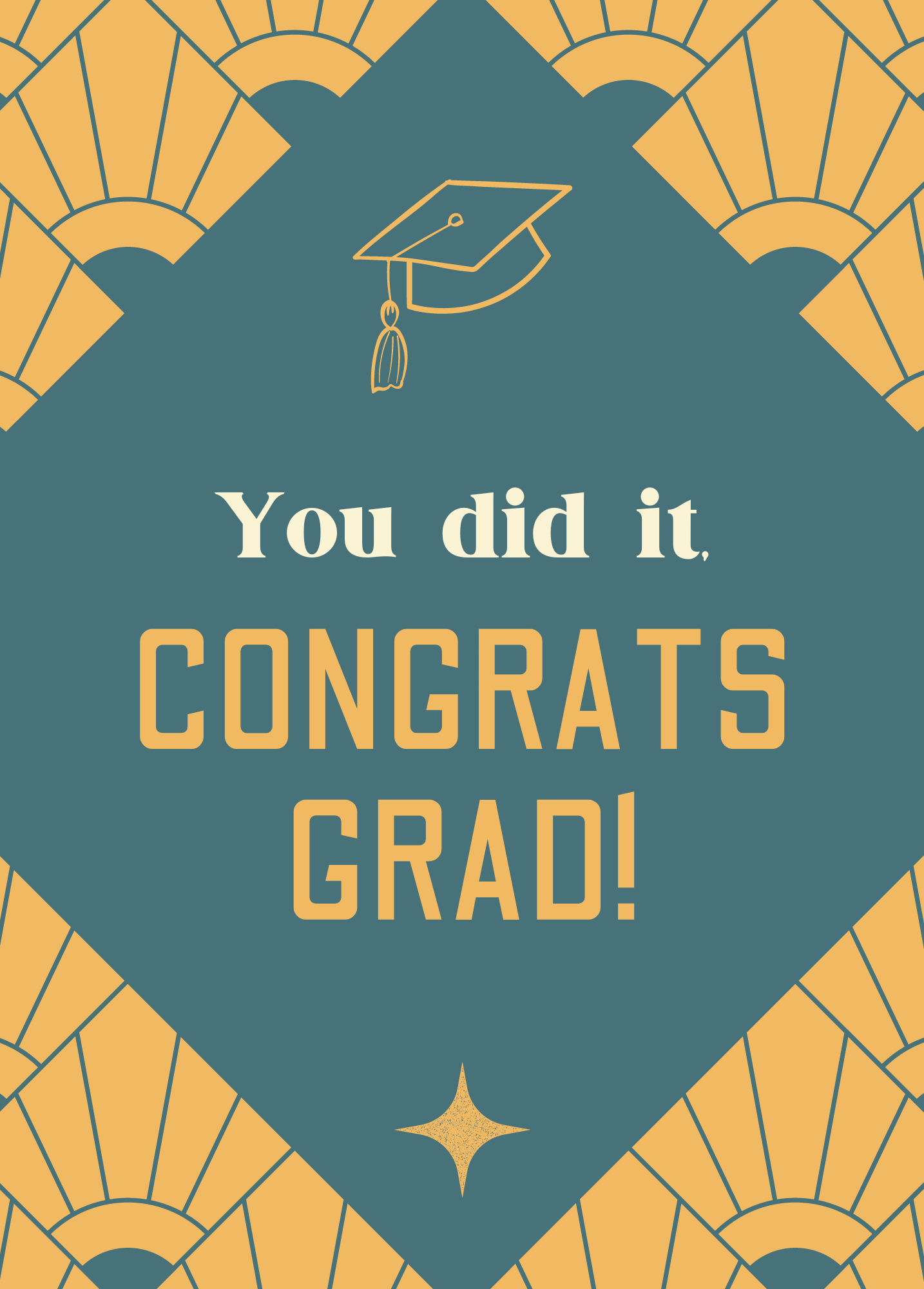 You did it, Congrats Grad!