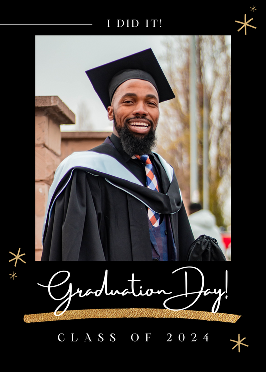 I Did It Photo Card | Graduation Day! | Class of 2024