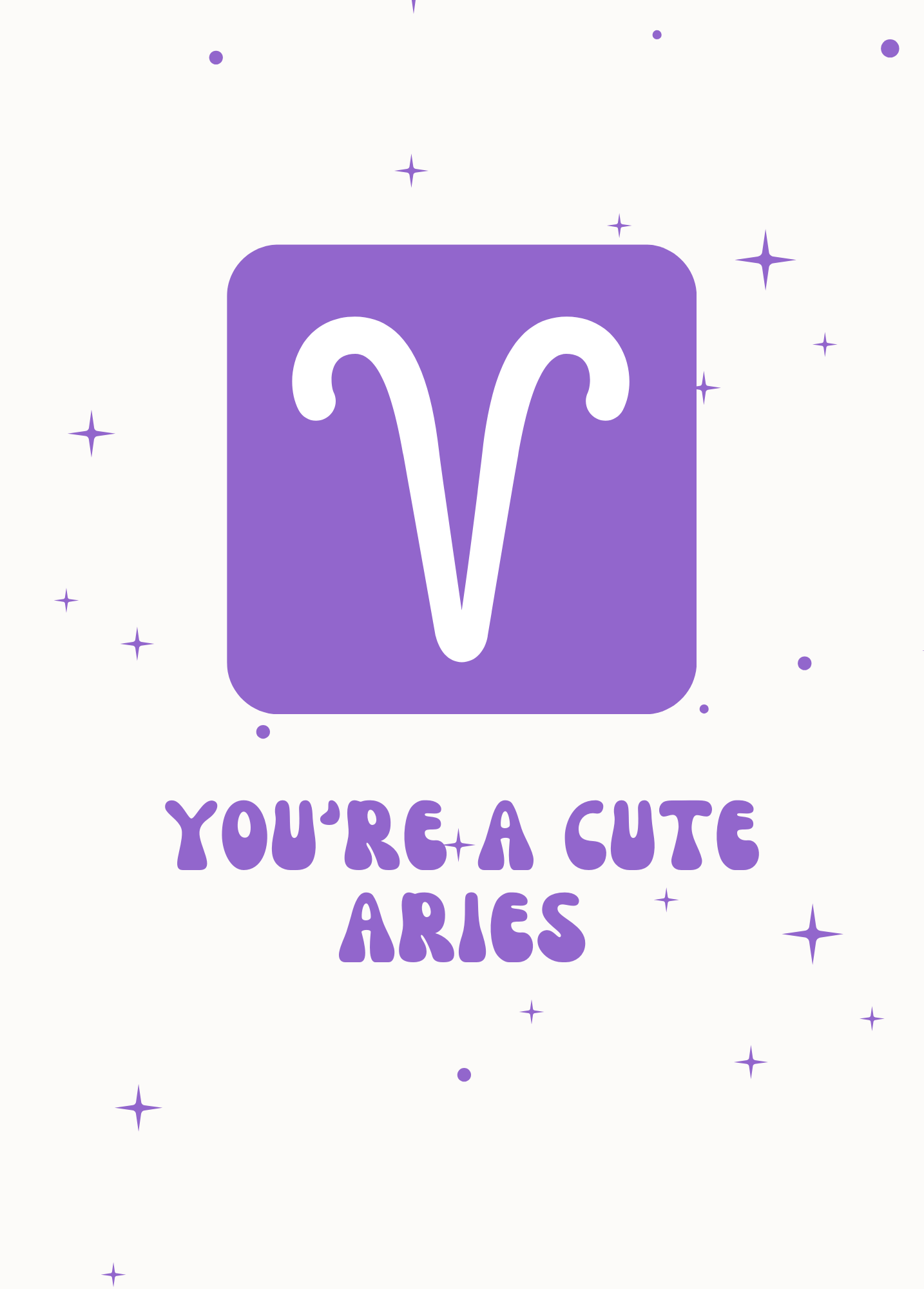 You're a Cute Aries