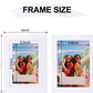 Durable Picture Frames 4x6, 5x7, 8x10, 11x14 | White Frame with Mat | 1 Pack