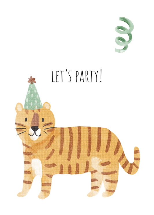 Let's Party! Tiger | Birthday