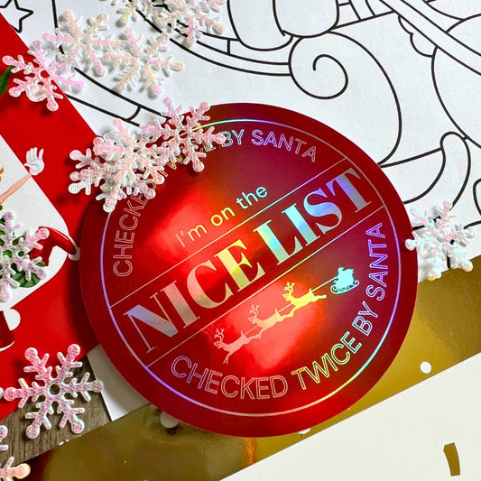 Santa’s Official Nice List Sticker✨ 🎅