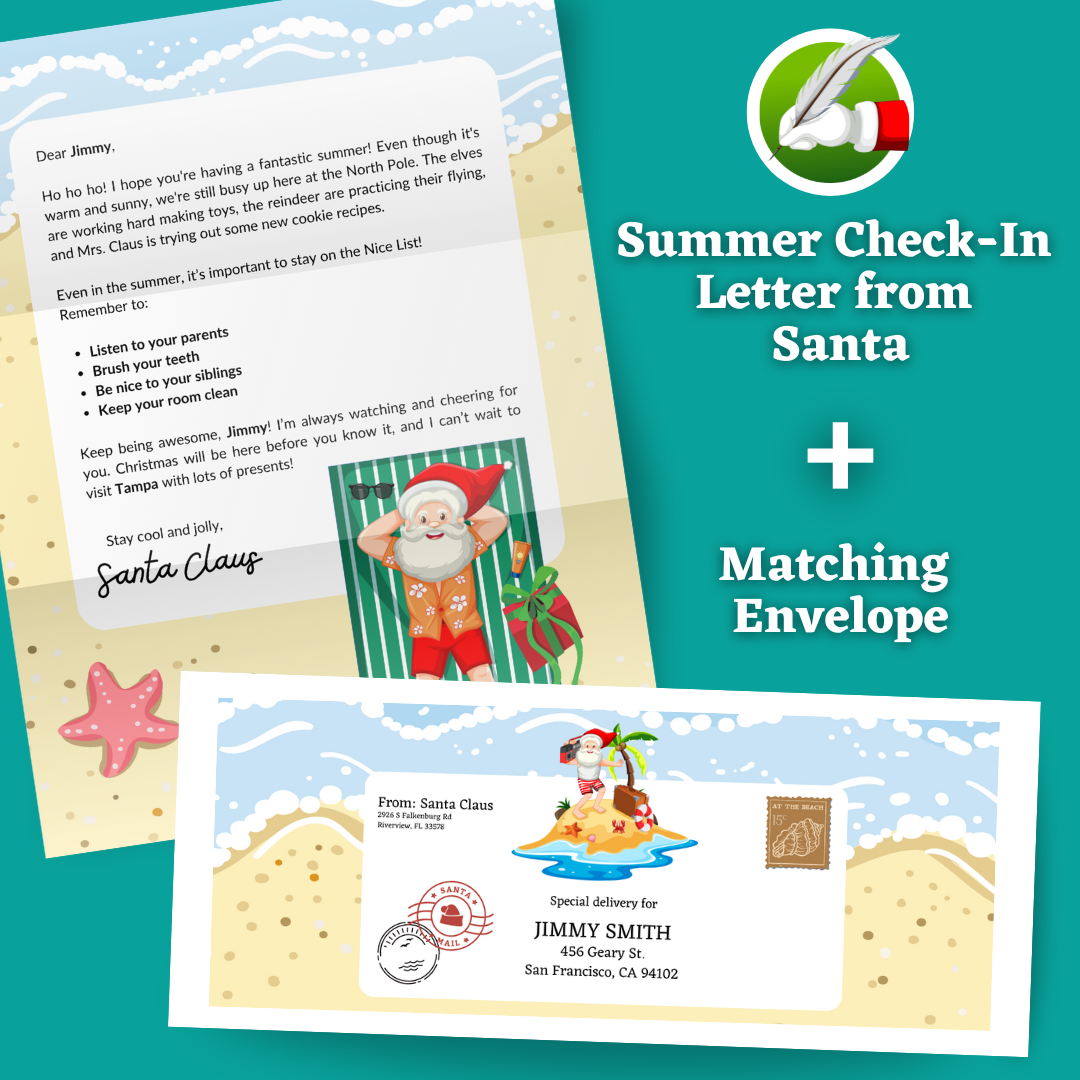 Summer Check-In from Santa | Letters from Santa