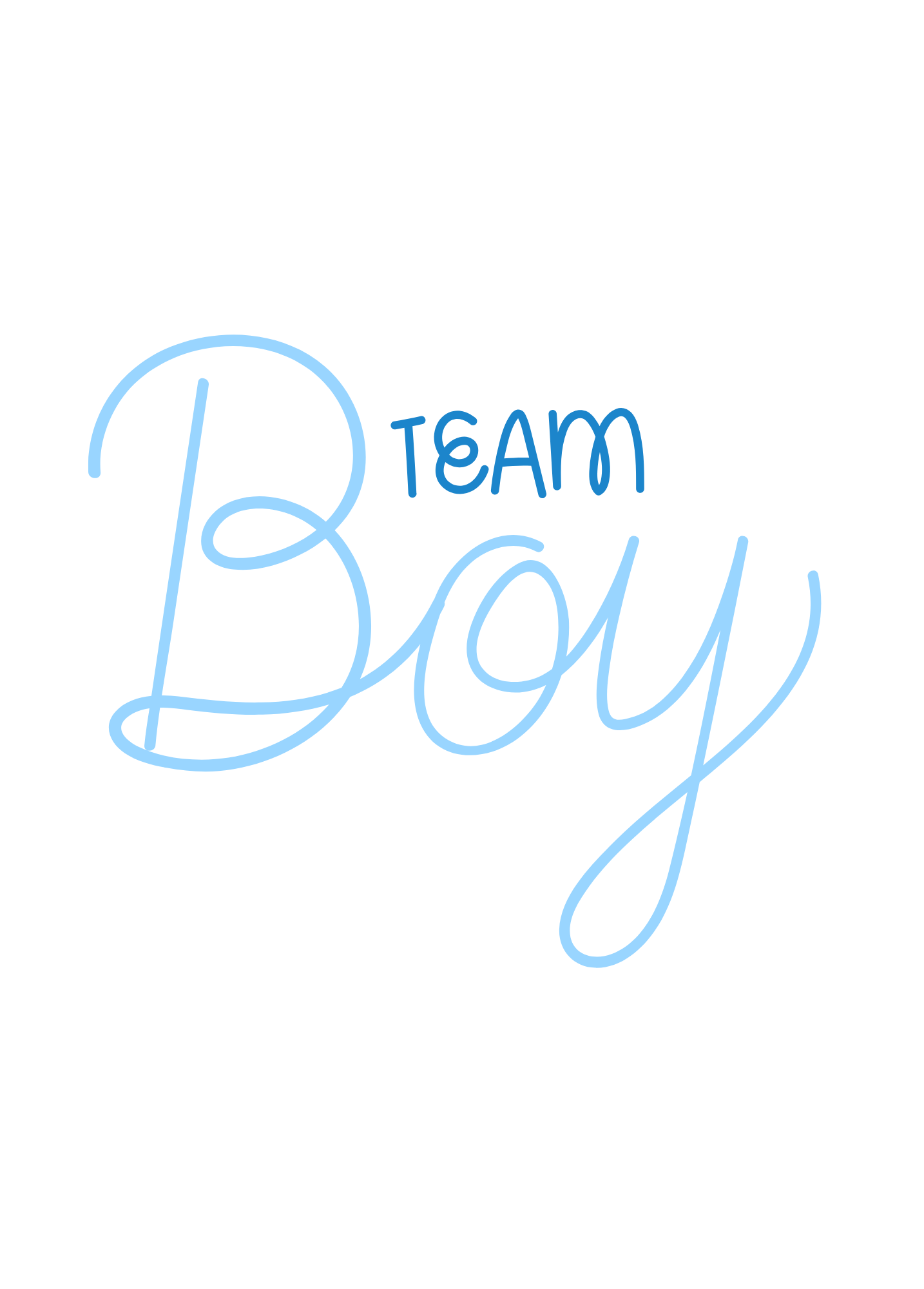 Team Boy | New Baby