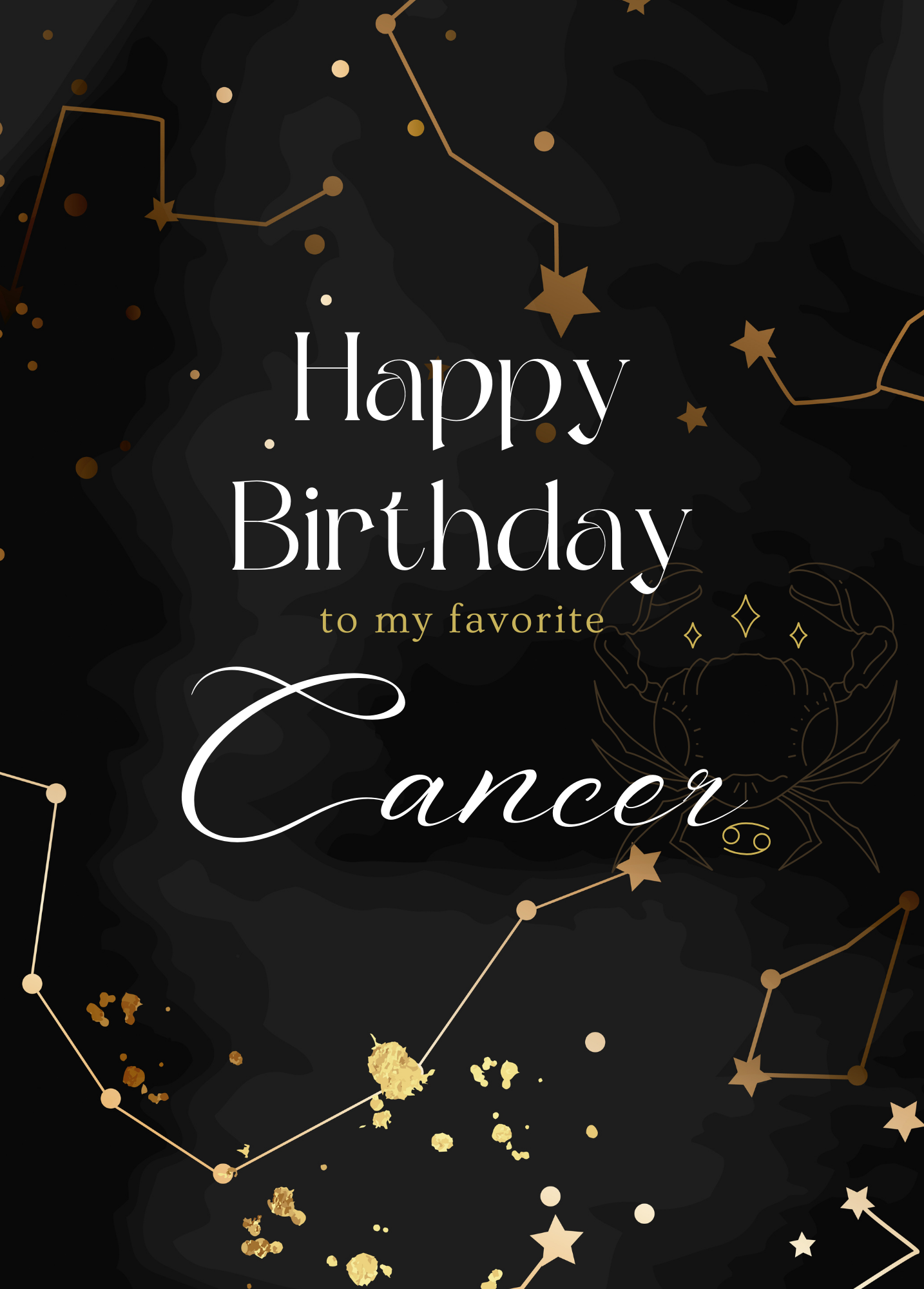 Happy Birthday to My Favorite Cancer