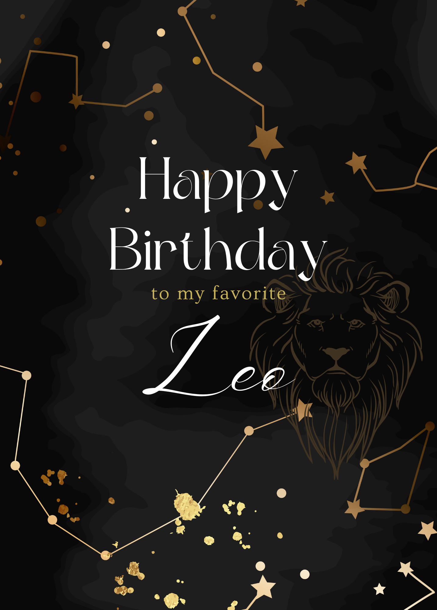 Happy Birthday to My Favorite Leo