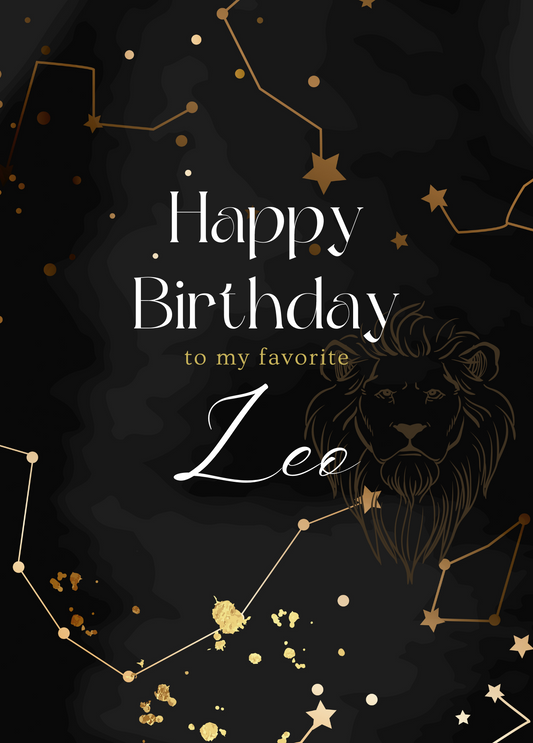 Happy Birthday to My Favorite Leo