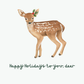 Happy Holidays To You, Deer | Holiday Card