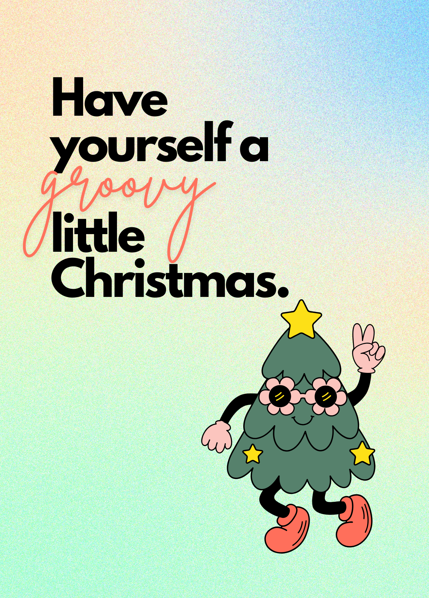 Have Yourself a Groovy Little Christmas | Christmas Card