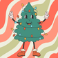 Groovy Christmas Tree | Christmas Card