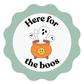 Here For the Boos | Halloween Card