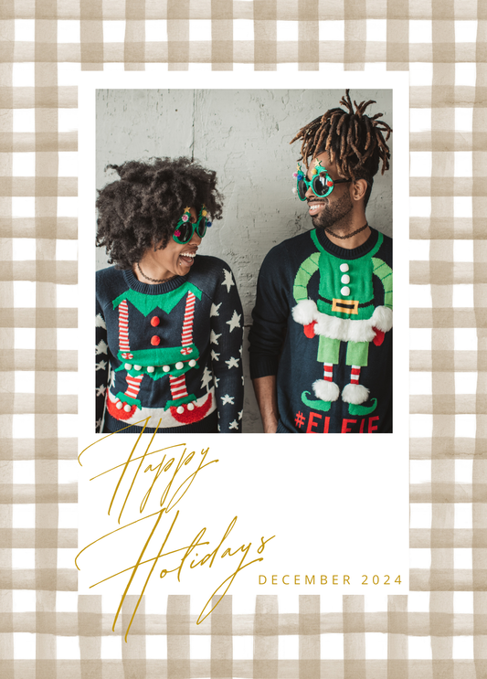 Happy Holidays Photo Card | Christmas Card