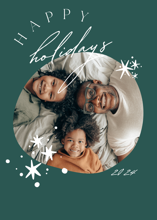 Happy Holidays 2024 Photo Card | Christmas Card