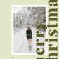 Merry Christmas Photo Card | Christmas Card (Green)