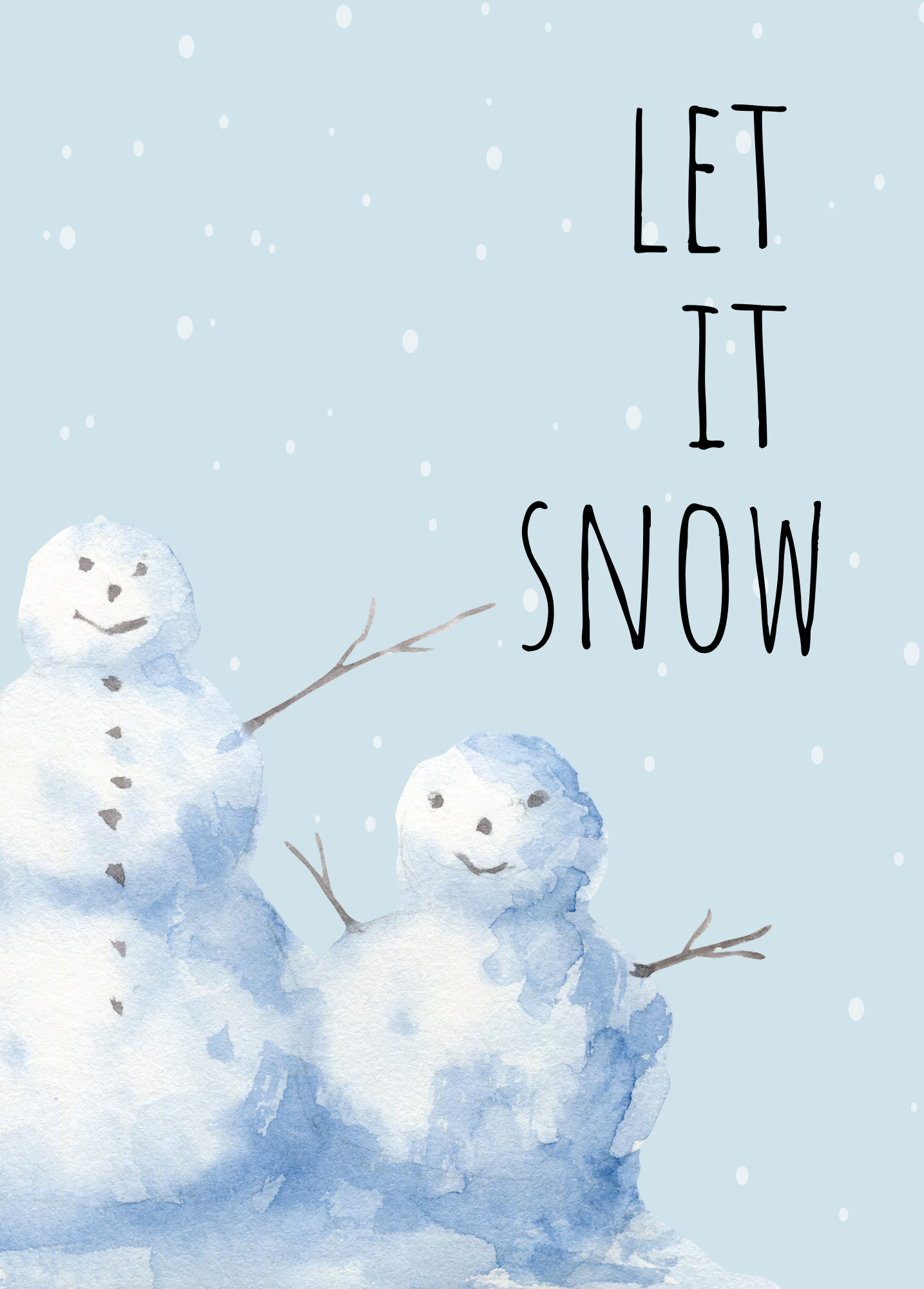 Let it Snow | Holiday Card