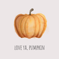 Love Ya, Pumpkin | Thanksgiving Halloween Card