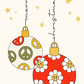 Groovy Ornaments | Christmas Card