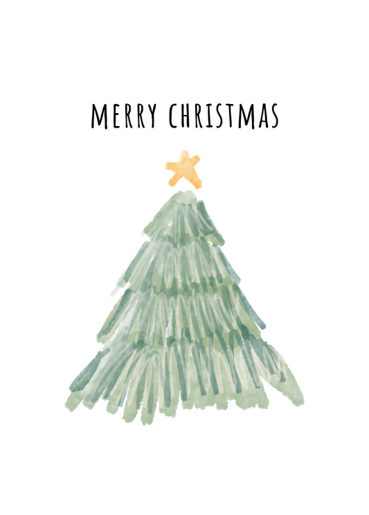 Merry Christmas- Tree | Christmas Card