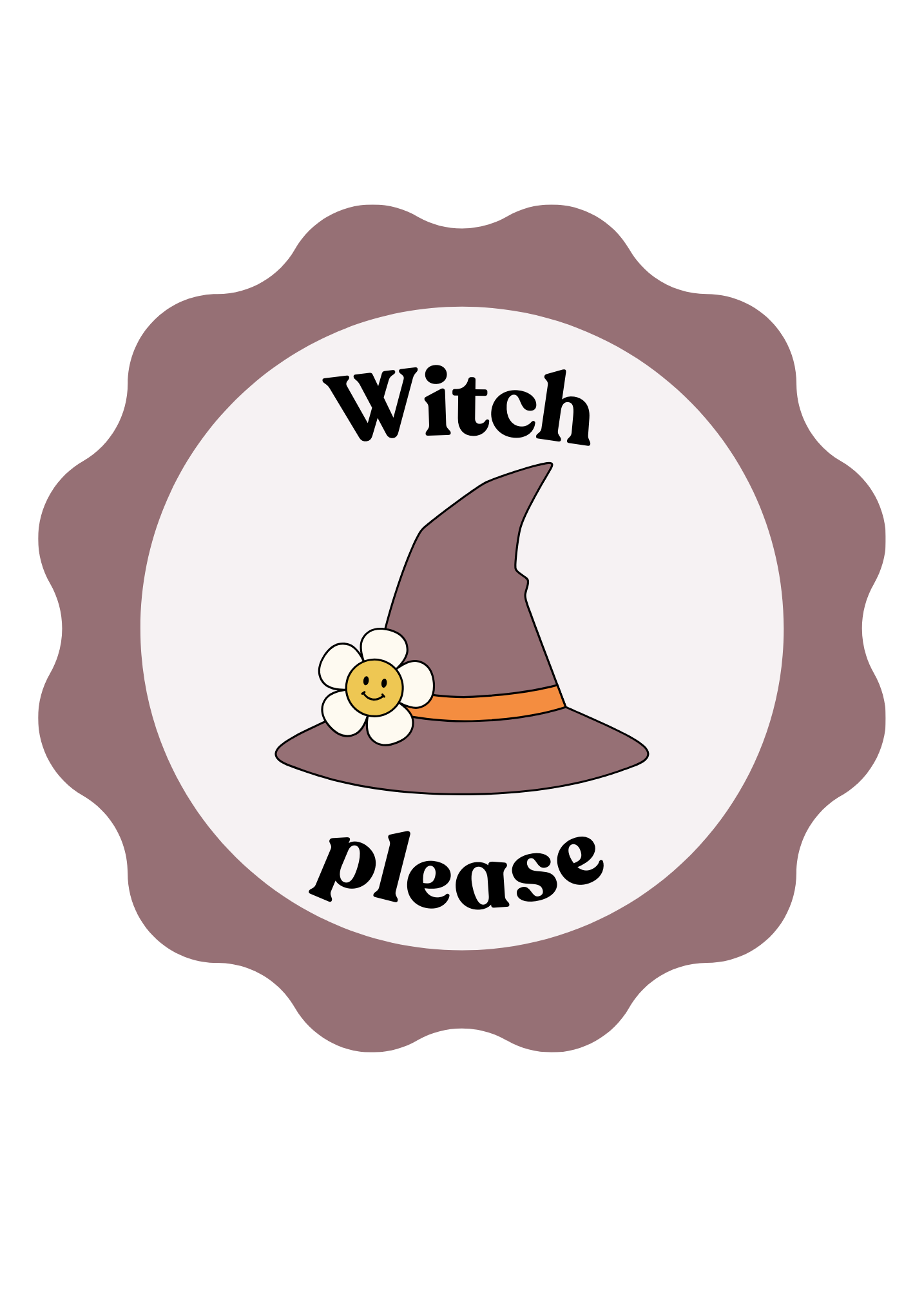 Witch Please | Halloween Card