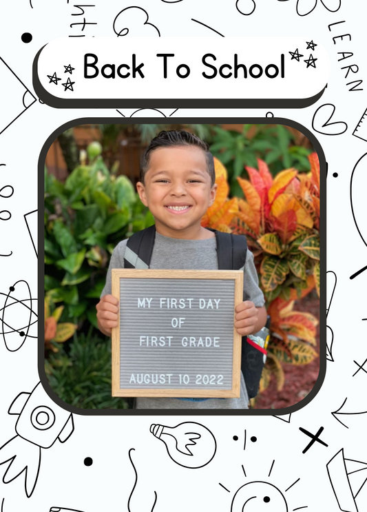 Back to School Photo Card