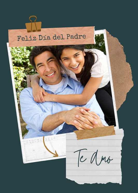 Feliz Dia Del Padre Tarjeta de Foto